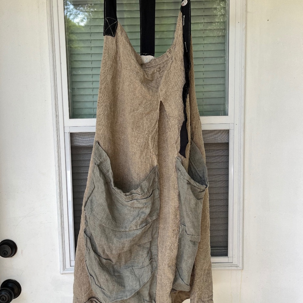 Magnolia Pearl linen apron Made in USA